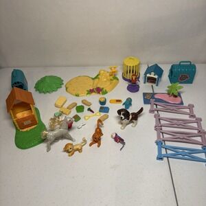 Lot Vintage 90's Kenner LPS Littlest Pet Shop Bundle‎ Animals & Accessories RARE